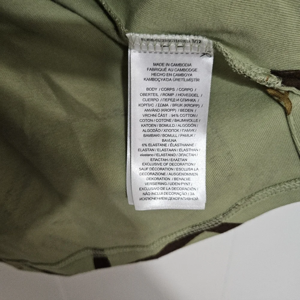 NWT Lauren Ralph Lauren Belting-Print Cotton Boatneck Tee / Size 1X - Picture 4 of 7